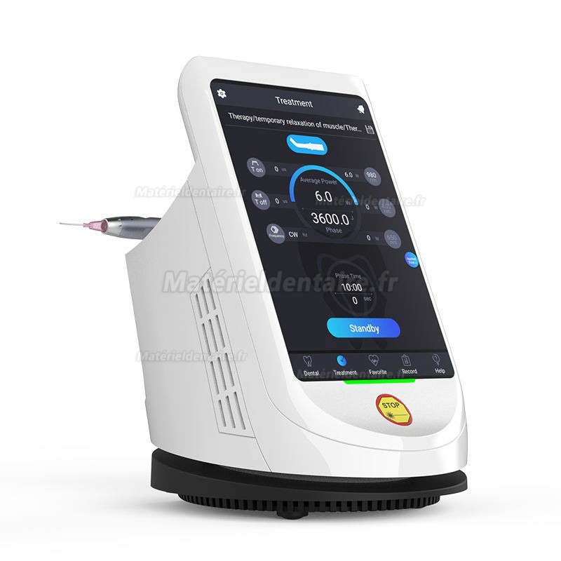 Laser à diode dentaire GaAlAs Dimed Berylas Blue 450 nm/650 nm/980 nm 0,5 W/4 W/10 W